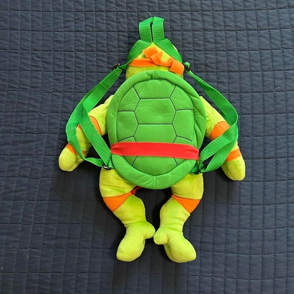 2011 Teenage Mutant Ninja Turtles TMNT Backpack Viacom - Picture 2 of 8